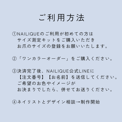 ワンカラーオーダー